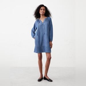 Casual Blue Denim Dress